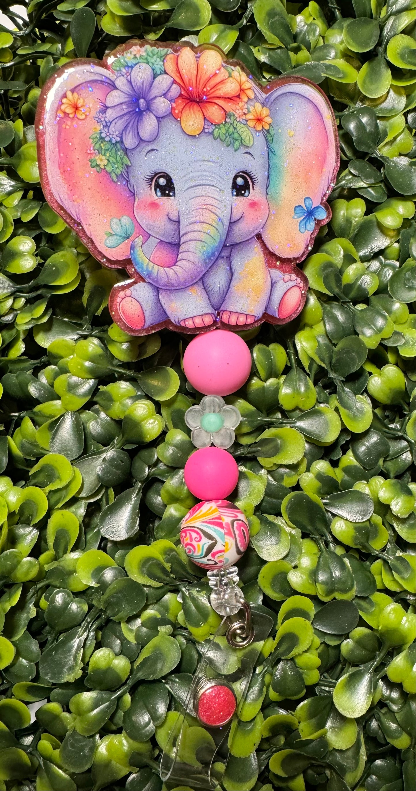 Elephant Badge Reel