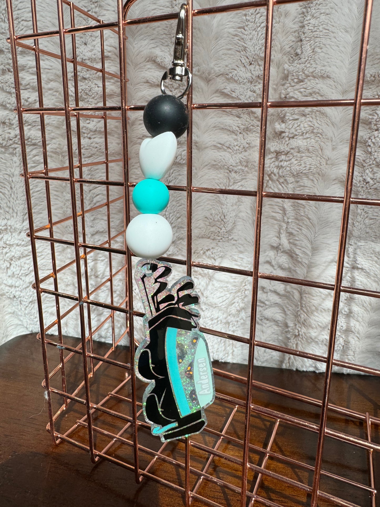 Golf Clubs Keychain