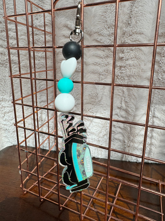 Golf Clubs Keychain