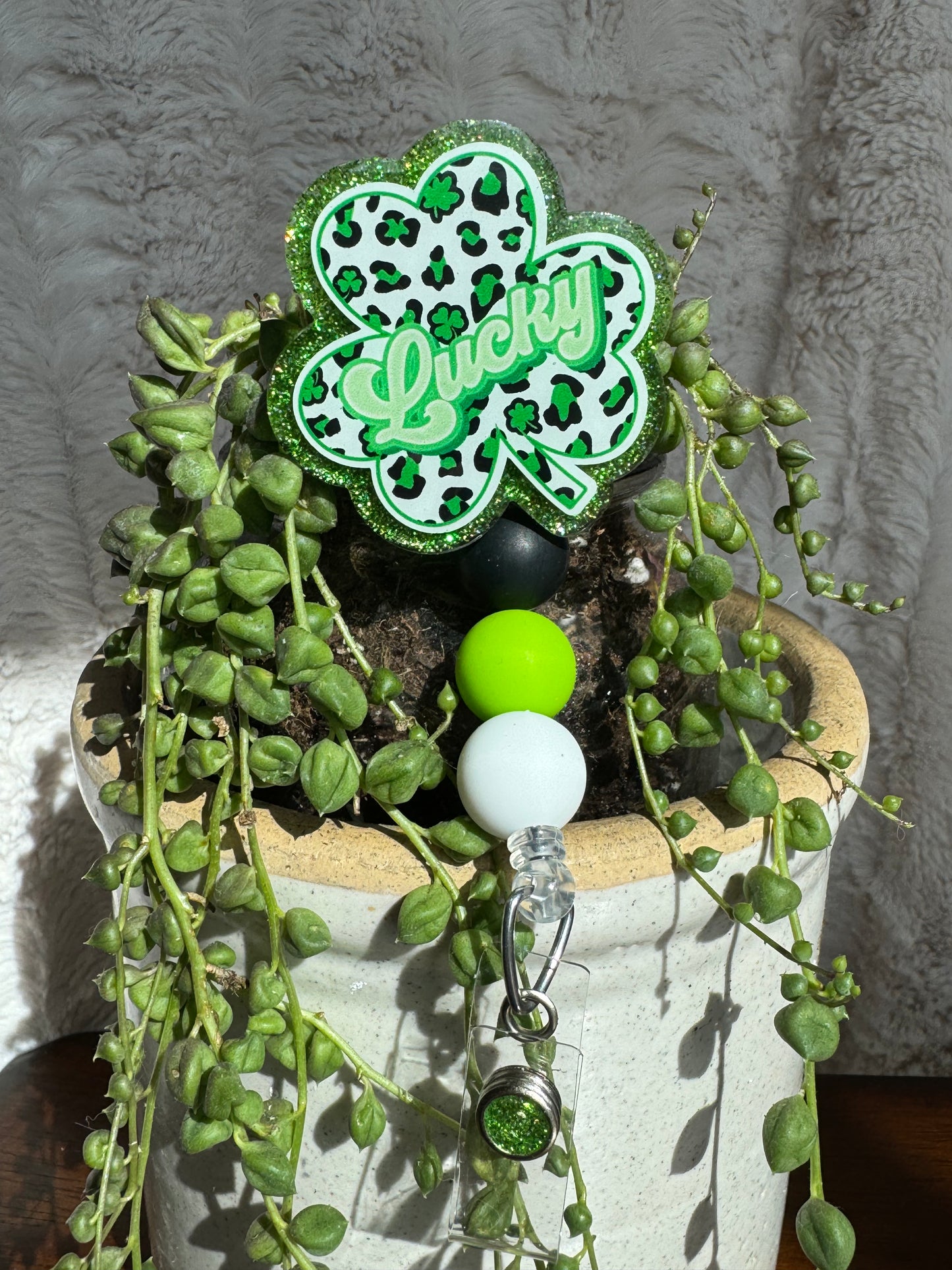 Lucky Shamrock Badge Reel